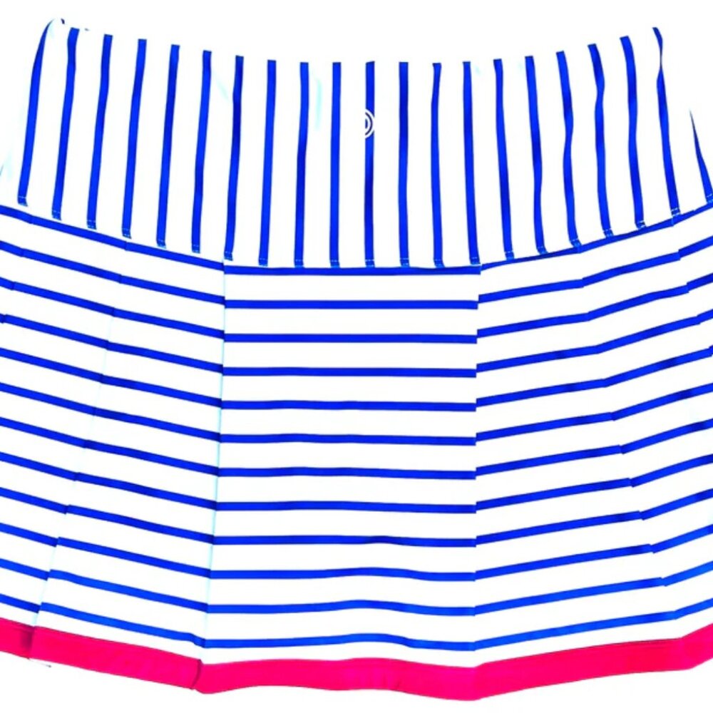 40 Lime Patriotic Stripped Athletic Skirt